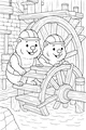 Free Beaver Coloring Page - Busy Builders by the Water Wheel (Printable PDF)