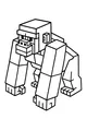 Free Gorilla Coloring Page - Blocky Cartoon Ape Knuckle-Walking (Printable PDF)