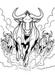 Free Wildebeest Coloring Page - Stampeding Herd on the Savanna (Printable PDF)