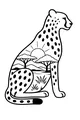 Free Cheetah Coloring Page - Spotted Friend at Savanna Sunrise (Printable PDF)