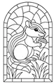 Free Chipmunk Coloring Page - Sammy with Acorn on Sunny Hill (Printable PDF)