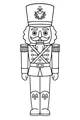 Free Nutcracker Soldier Coloring Page - Classic Christmas Guard (Printable PDF)