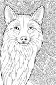 Free Coyote Coloring Page - Woodland Trickster in Dense Forest (Printable PDF)