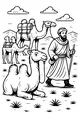 Free Camel Coloring Page - Desert Caravan Journey (Printable PDF)