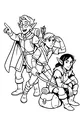 Free Elf Friends Coloring Page - Forest Trail Scouts Adventure (Printable PDF)