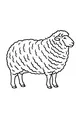 Free Sheep Coloring Page - Fluffy Farm Friend in the Meadow (Printable PDF)