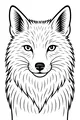 Free Fox Coloring Page - Fluffy Face With Bright Eyes (Printable PDF)