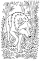 Free Wolf Coloring Page - Silent Paws in the Forest (Printable PDF)