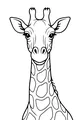 Free Giraffe Coloring Page - Gentle Long-Necked Friend (Printable PDF)