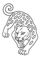 Free Leopard Coloring Page - Crouching Big Cat With Spots (Printable PDF)