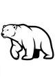 Free Polar Bear Coloring Page - Walking Through Arctic Snow (Printable PDF)