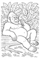 Free Gorilla Coloring Page - Snack Time in the Jungle (Printable PDF)