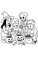 Free Halloween Kids Coloring Page - Trick-or-Treat Candy Swap (Printable PDF)