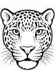 Free Jaguar Coloring Page - Close-Up Spotted Jungle Face (Printable PDF)