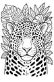 Free Jaguar Coloring Page - Spotted Wild Cat in Tropical Jungle (Printable PDF)