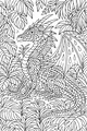 Free Dragon Coloring Page - Jungle Scales Hideaway (Printable PDF)