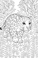 Free Leopard Coloring Page - Spotty Jungle Explorer (Printable PDF)