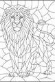 Free Lion Coloring Page - Grand Mane in the Sunlight (Printable PDF)