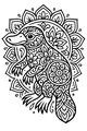 Free Platypus Coloring Page - Mandala Flowers and Leafy Patterns (Printable PDF)
