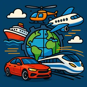 Transportation coloring page category