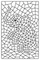 Free Elephant Coloring Page - Mosaic Patchwork Parade (Printable PDF)