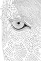 Free Giraffe Coloring Page - Close-Up Gentle Giant Face (Printable PDF)