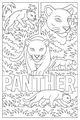 Free Panther Coloring Page - Jungle Parade With Big Cat Face (Printable PDF)