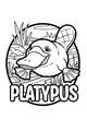 Free Platypus Coloring Page - Smiling Riverbank Friend (Printable PDF)