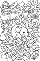 Free Rat Coloring Page - Hungry Rat Picnic Surprise (Printable PDF)