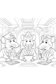 Free Rat Coloring Page - Uniformed Rats in Control Room Mission (Printable PDF)