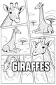 Free Giraffe Coloring Page - Peaceful Savanna Waterhole Scene (Printable PDF)