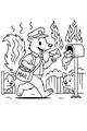 Free Skunk Coloring Page - Silly Mail Carrier Chaos (Printable PDF)