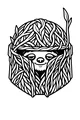Free Sloth Coloring Page - Sammy Sloth in a Leafy Helmet (Printable PDF)