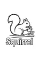 Free Squirrel Coloring Page - Cute Cartoon with Acorn (Printable PDF)