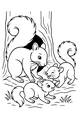 Free Squirrel Coloring Page - Squirrel Family at Oak Tree (Printable PDF)