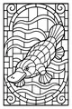 Free Platypus Coloring Page - Cartoon Swimmer in Wavy Water (Printable PDF)