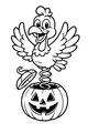 Free Turkey Coloring Page - Pop-Out Pumpkin Jack-O-Lantern Surprise (Printable PDF)