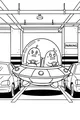 Free Alien UFO Coloring Page - Silly Parking Garage Mix-Up (Printable PDF)