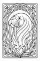 Free Walrus Coloring Page - Gentle Giant in a Swirly Flower Garden (Printable PDF)