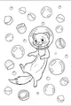 Free Weasel Coloring Page - Space Helmet Bubbles Adventure (Printable PDF)
