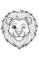 Free Lion Coloring Page - Winking King of the Savanna (Printable PDF)