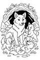 Free Wolf Family Coloring Page - Playful Pups at the Den (Printable PDF)